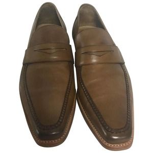 CORDWAINER  BROWN LEATHER MEN'S SHOES 10